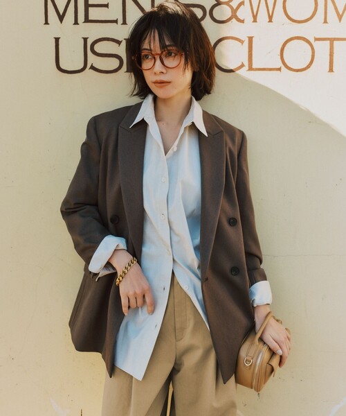 23区(ニジュウサンク)の「フラップポケット2WAY ショルダーバッグ(ショルダーバッグ・レディース・ブラック系/ピンク系/黄土色系・F)」の8枚目の写真