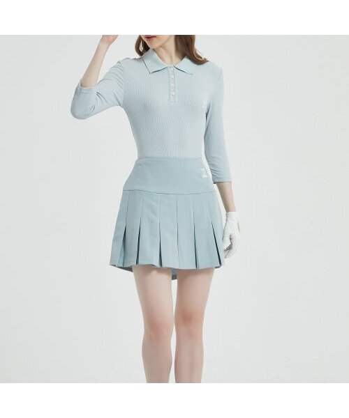 E.PARCA（イパルカ）の「バーチカルポーチプリーツスカート（スカイブルー）（スカート・レディース・その他・LARGE/X-LARGE）」の3枚目の写真
