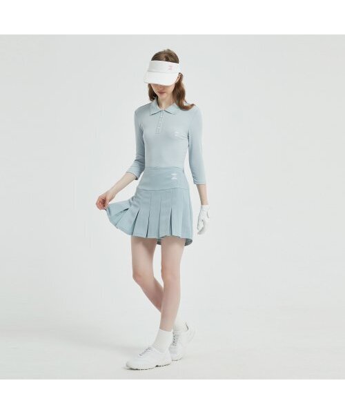 E.PARCA（イパルカ）の「バーチカルポーチプリーツスカート（スカイブルー）（スカート・レディース・その他・LARGE/X-LARGE）」の5枚目の写真