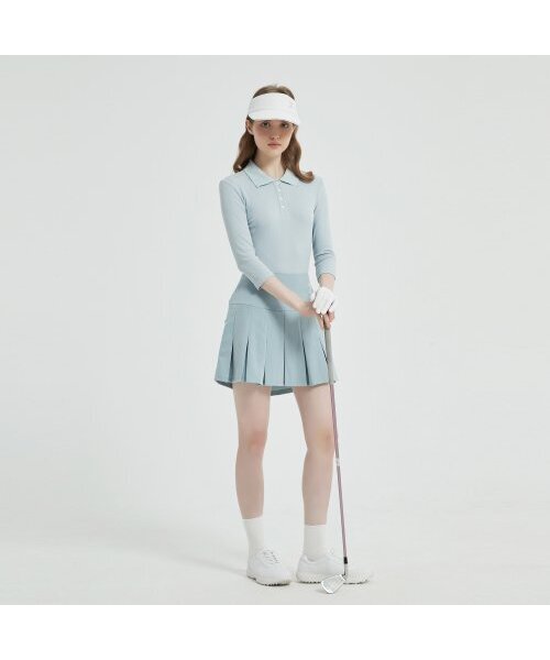 E.PARCA（イパルカ）の「バーチカルポーチプリーツスカート（スカイブルー）（スカート・レディース・その他・LARGE/X-LARGE）」の6枚目の写真