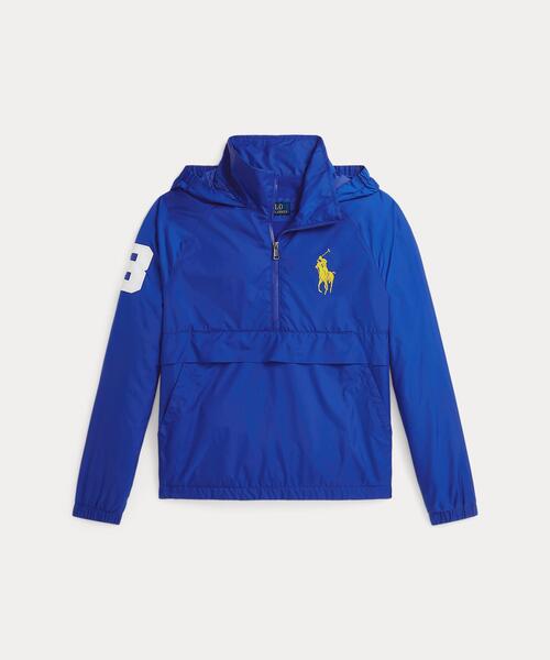 POLO RALPH LAUREN CHILDRENSWEAR(ポロ ラルフ ローレン チルドレンズウェア)の「Big Pony パッカブル フーデッド ジャケット(その他アウター・キッズ・ブルー・L/M/S/XL)」の1枚目の写真