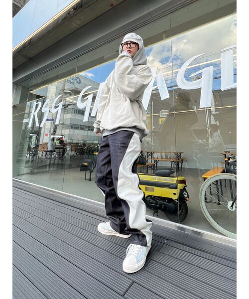 PEACEOFMIND(ピースオブマインド)の「ライン配色デニムパンツ(デニムパンツ・メンズ・その他・LARGE/MEDIUM/X-LARGE)」の9枚目の写真