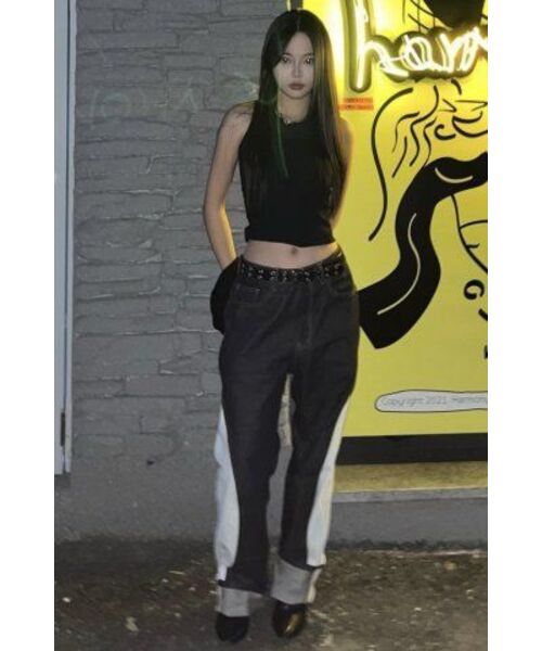 PEACEOFMIND(ピースオブマインド)の「ライン配色デニムパンツ(デニムパンツ・メンズ・その他・LARGE/MEDIUM/X-LARGE)」の13枚目の写真