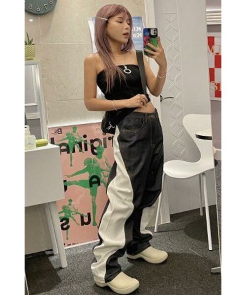 PEACEOFMIND(ピースオブマインド)の「ライン配色デニムパンツ(デニムパンツ・メンズ・その他・LARGE/MEDIUM/X-LARGE)」の20枚目の写真