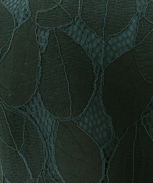 CAMBIO(カンビオ)の「mj11314- Leaf Sheer Lace Blouson シアーレースブルゾン(PF-261-007)(ブルゾン・メンズ・ブラック/グリーン・M/L)」の21枚目の写真