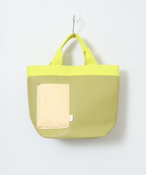 ROOTOTE(ルートート)の「ROOTOTE ランチトート(トートバッグ・メンズ・ホワイト/ピンク/ミント/イエロー×グリーン/ブラック/シルバー・FREE)」の9枚目の写真