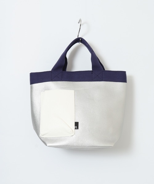 ROOTOTE(ルートート)の「ROOTOTE ランチトート(トートバッグ・メンズ・ホワイト/ピンク/ミント/イエロー×グリーン/ブラック/シルバー・FREE)」の11枚目の写真