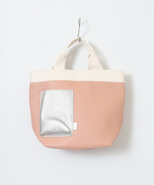 ROOTOTE(ルートート)の「ROOTOTE ランチトート(トートバッグ・メンズ・ホワイト/ピンク/ミント/イエロー×グリーン/ブラック/シルバー・FREE)」の10枚目の写真