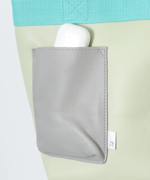 ROOTOTE(ルートート)の「ROOTOTE ランチトート(トートバッグ・メンズ・ホワイト/ピンク/ミント/イエロー×グリーン/ブラック/シルバー・FREE)」の13枚目の写真