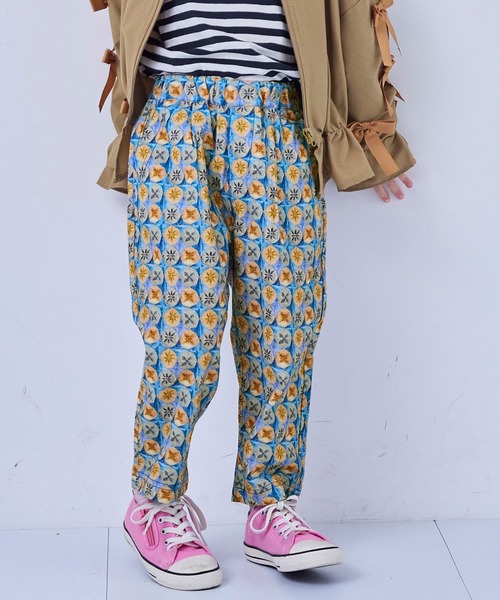 MARKEY'S(マーキーズ)の「タックイージーパンツ(その他パンツ・キッズ・ホワイト系その他/ベージュ系その他/ピンク/グリーン/チャコール/ブルー系その他/イエロー・90/100/110/120/130/140/150)」の6枚目の写真