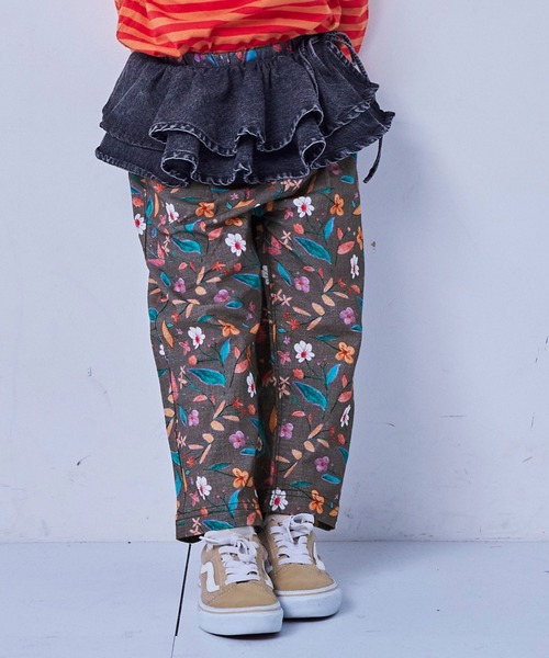 MARKEY'S(マーキーズ)の「タックイージーパンツ(その他パンツ・キッズ・ホワイト系その他/ベージュ系その他/ピンク/グリーン/チャコール/ブルー系その他/イエロー・90/100/110/120/130/140/150)」の3枚目の写真