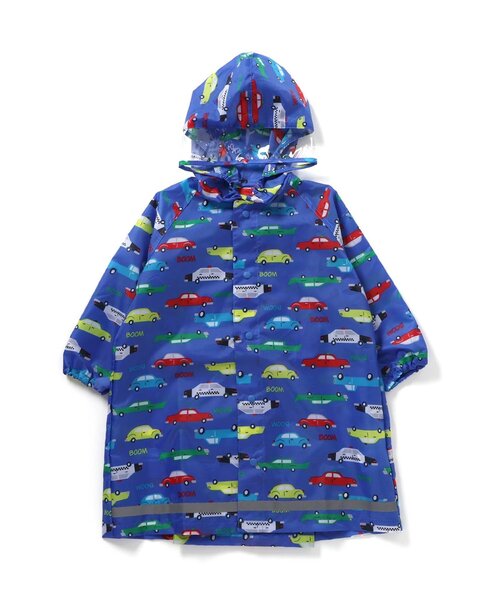 BREEZE(ブリーズ)の「4柄レインコート(レインコート/ポンチョ・キッズ・ピンク/レインボー/ブルー/オフホワイト・110/120/100/130)」の12枚目の写真