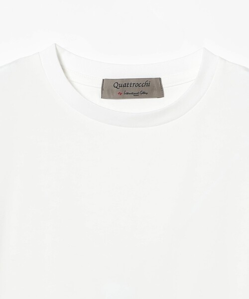 International Gallery BEAMS(インターナショナルギャラリービームス)の「QUATTROCCHI / パック クルーネック Tシャツ(Tシャツ/カットソー・メンズ・ブラック/ホワイト・SMALL/X-LARGE/LARGE/MEDIUM)」の6枚目の写真