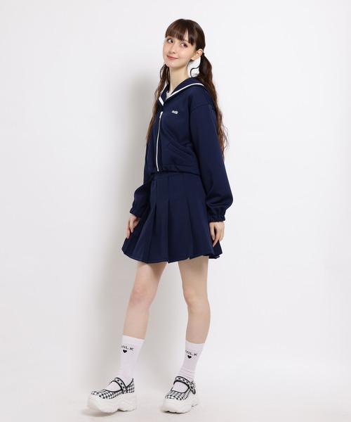 MILK(ミルク)の「Sailor ジャージ スカート(スカート・レディース・B/C/A・FREE)」の6枚目の写真