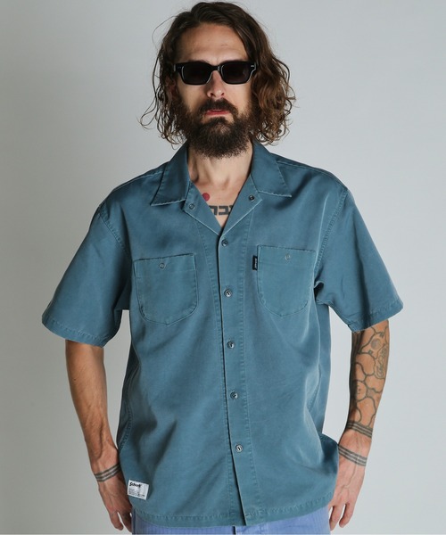 schott（ショット）の「Schott/ショット/SNOW WASH TC SHIRT/スノー ウォッシュ シャツ（シャツ/ブラウス・メンズ・ブラウン/ブラック/グリーン・XL/L/M/2XL）」の3枚目の写真