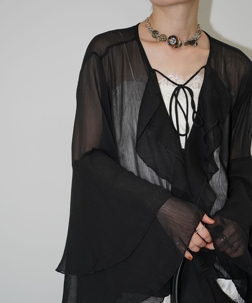 chuclla(チュクラ)の「ブラウンモチーフチェーンチョーカー cha26s006(ネックレス・レディース・ブラウン系その他・FREE)」の2枚目の写真