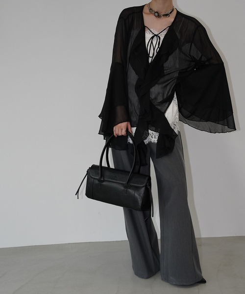 chuclla(チュクラ)の「ブラウンモチーフチェーンチョーカー cha26s006(ネックレス・レディース・ブラウン系その他・FREE)」の3枚目の写真