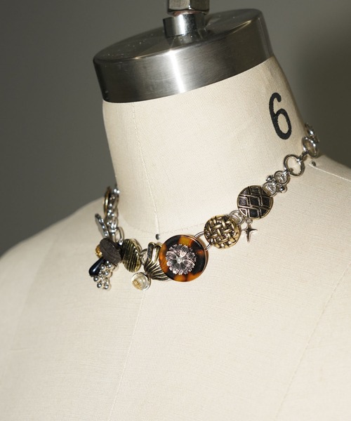 chuclla(チュクラ)の「ブラウンモチーフチェーンチョーカー cha26s006(ネックレス・レディース・ブラウン系その他・FREE)」の8枚目の写真