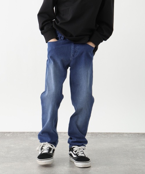 GLOBAL WORK（グローバルワーク）の「スゴラクストレッチスリムパンツ/608397（デニムパンツ・キッズ・ブルー/ブラック/ライトブルー・130cm/140cm/150cm/160cm）」の13枚目の写真