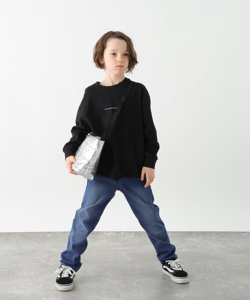 GLOBAL WORK（グローバルワーク）の「スゴラクストレッチスリムパンツ/608397（デニムパンツ・キッズ・ブルー/ブラック/ライトブルー・130cm/140cm/150cm/160cm）」の10枚目の写真