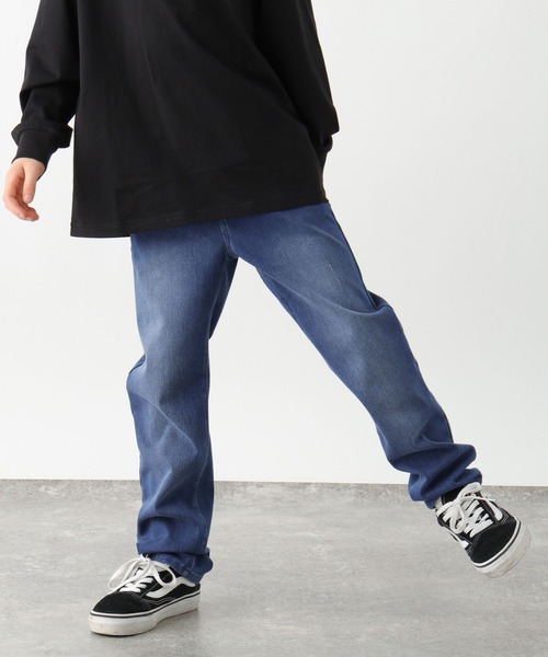GLOBAL WORK（グローバルワーク）の「スゴラクストレッチスリムパンツ/608397（デニムパンツ・キッズ・ブルー/ブラック/ライトブルー・130cm/140cm/150cm/160cm）」の11枚目の写真