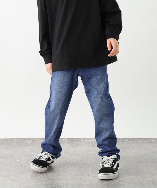 GLOBAL WORK（グローバルワーク）の「スゴラクストレッチスリムパンツ/608397（デニムパンツ・キッズ・ブルー/ブラック/ライトブルー・130cm/140cm/150cm/160cm）」の12枚目の写真