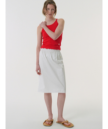 LLL DESIGN STUDIO（lllデザインスタジオ）の「Lace Smoke Skirt_White（スカート）」