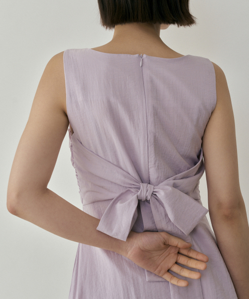 REORG(リオルグ)の「ASP BIG PLEATS MINI OPS LILAC(ワンピース・レディース・その他・SMALL/MEDIUM)」の3枚目の写真