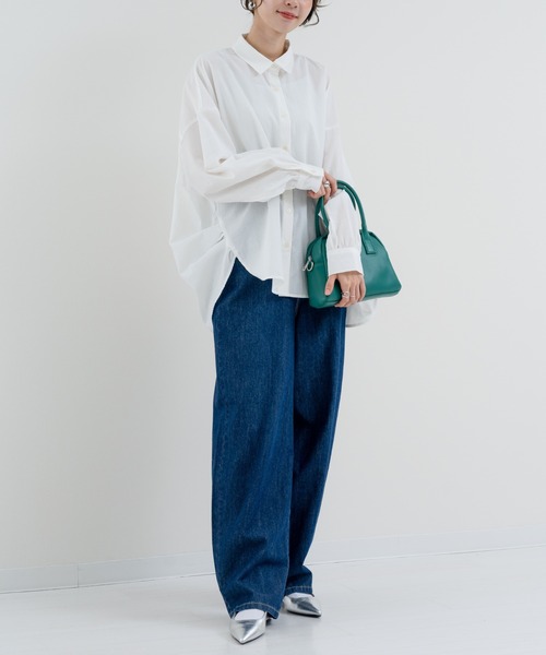 refinedworks(リファインドワークス)の「【refinedworks】大人の ストライプシャツ(シャツ/ブラウス・レディース・オフホワイト/グレー/ブルー・FREE)」の20枚目の写真