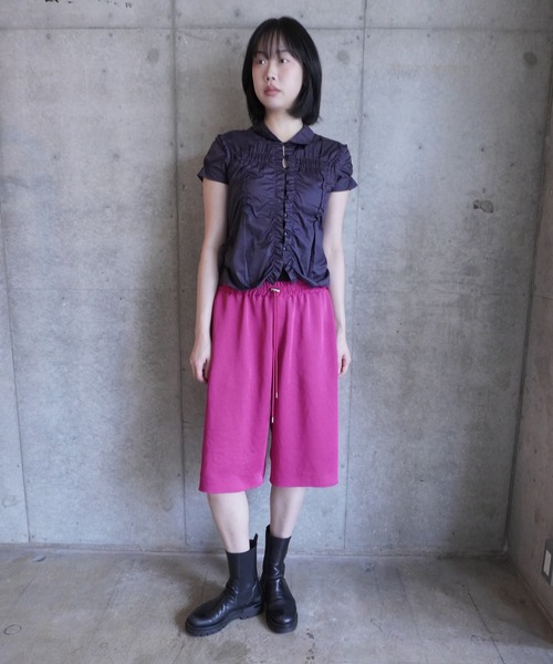 G.V.G.V.(ジーヴィージーヴィー)の「SATIN SHORTS(その他パンツ・レディース・ライトブルー/マジェンタ・36/38)」の18枚目の写真