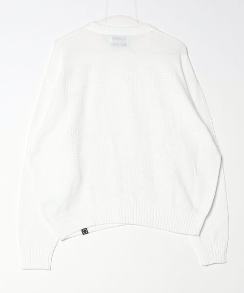 PHINGERIN（フィンガリン）の「【PHINGERIN】フィンガリン WINDOW WEB SWEARTER（ニット/セーター・メンズ・ホワイト・LARGE/MEDIUM）」の2枚目の写真
