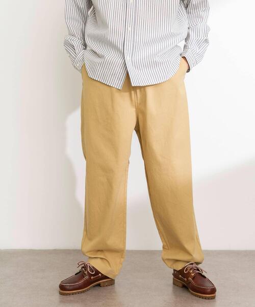 URBAN RESEARCH Sonny Label（アーバンリサーチサニーレーベル）の「ベーシックワイドイージーチノパンツ（その他パンツ・メンズ・ベージュ/ブラック/チャコールグレー/オフホワイト・MEDIUM/SMALL/LARGE）」の16枚目の写真
