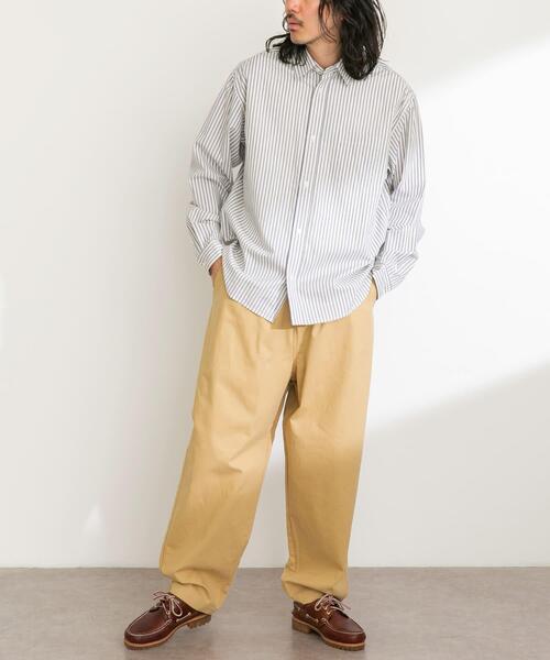 URBAN RESEARCH Sonny Label（アーバンリサーチサニーレーベル）の「ベーシックワイドイージーチノパンツ（その他パンツ・メンズ・ベージュ/ブラック/チャコールグレー/オフホワイト・MEDIUM/SMALL/LARGE）」の18枚目の写真