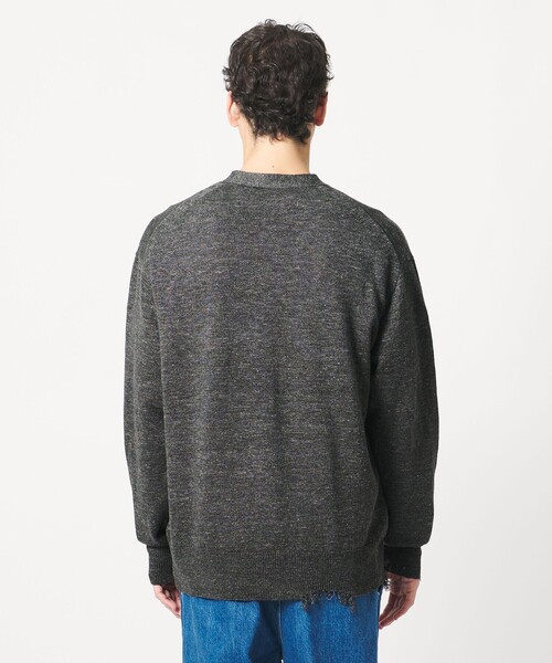 LOEFF（ロエフ）の「＜LOEFF＞ダメージ カーディガン UNISEX（カーディガン/ボレロ・レディース・ダークブラウン/ダークグレー・0/1/2）」の20枚目の写真