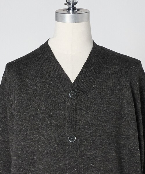LOEFF（ロエフ）の「＜LOEFF＞ダメージ カーディガン UNISEX（カーディガン/ボレロ・レディース・ダークブラウン/ダークグレー・0/1/2）」の3枚目の写真