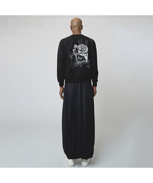ATHPLATFORM(アスプラットフォーム)の「AU32TL03 ソイングスウェットシャツ_ブラック(スウェット・レディース・その他・L/M)」の3枚目の写真