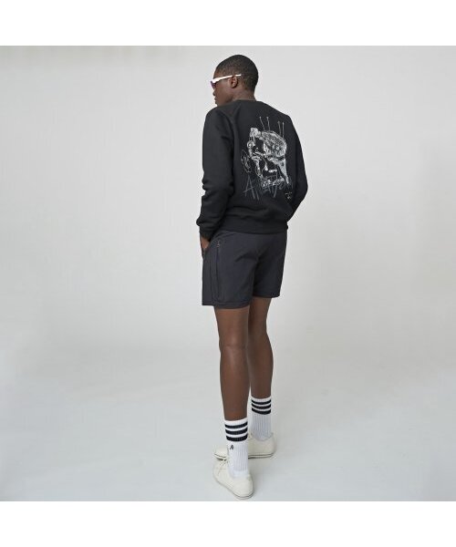 ATHPLATFORM(アスプラットフォーム)の「AU32TL03 ソイングスウェットシャツ_ブラック(スウェット・レディース・その他・L/M)」の5枚目の写真