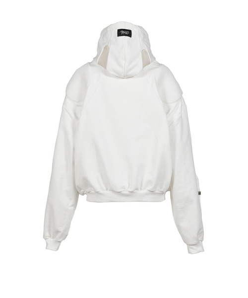 SKOOT(スクート)の「PADDED HOODIE(パーカー・メンズ・ホワイト/ブラック・MEDIUM/SMALL/LARGE)」の7枚目の写真