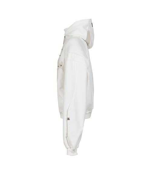 SKOOT(スクート)の「PADDED HOODIE(パーカー・メンズ・ホワイト/ブラック・MEDIUM/SMALL/LARGE)」の8枚目の写真