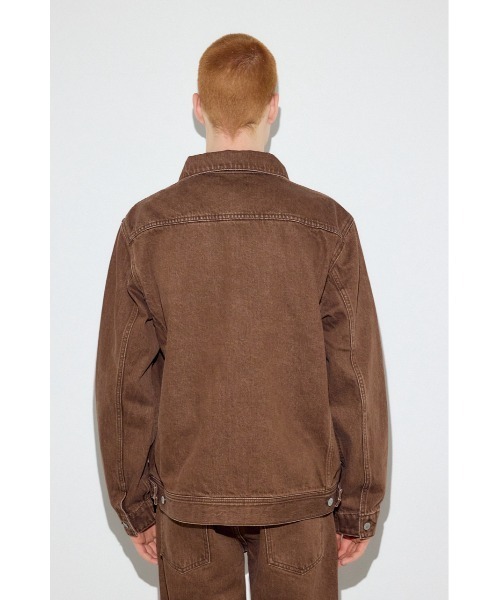 AZUL by moussy(アズールバイマウジー)の「ファスナーデザインGジャン(デニムジャケット・メンズ・ブルー/ライトブルー/ブラウン・SMALL/MEDIUM/LARGE)」の10枚目の写真