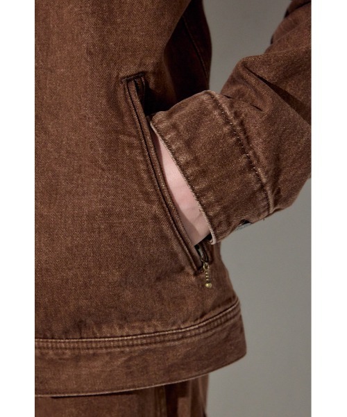 AZUL by moussy(アズールバイマウジー)の「ファスナーデザインGジャン(デニムジャケット・メンズ・ブルー/ライトブルー/ブラウン・SMALL/MEDIUM/LARGE)」の13枚目の写真