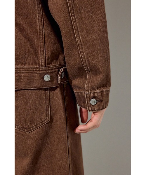 AZUL by moussy(アズールバイマウジー)の「ファスナーデザインGジャン(デニムジャケット・メンズ・ブルー/ライトブルー/ブラウン・SMALL/MEDIUM/LARGE)」の16枚目の写真