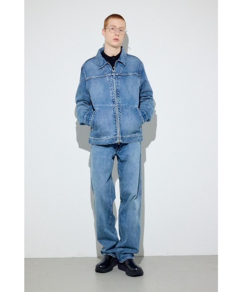 AZUL by moussy(アズールバイマウジー)の「ファスナーデザインGジャン(デニムジャケット・メンズ・ブルー/ライトブルー/ブラウン・SMALL/MEDIUM/LARGE)」の20枚目の写真