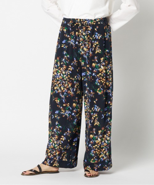HELIOPOLE(エリオポール)の「IPEKER PRINT PAJAMA PANTS(その他パンツ・レディース・ブラック/ホワイト・36/38)」の2枚目の写真