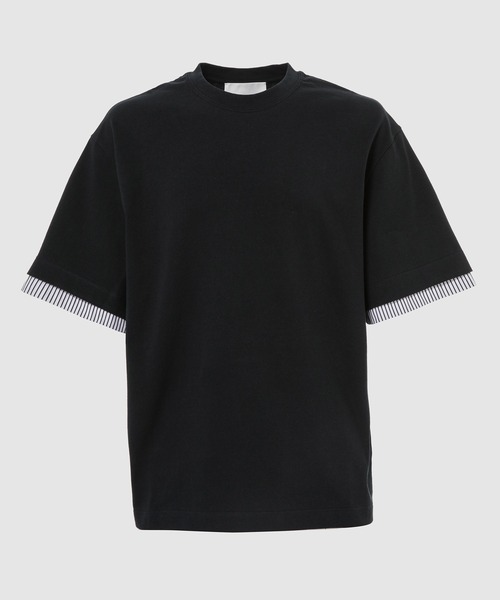 JIL SANDER(ジルサンダー)の「T-SHIRT CN SS(Tシャツ/カットソー・メンズ・ブラック/ホワイト/ネイビー・S/M)」の3枚目の写真