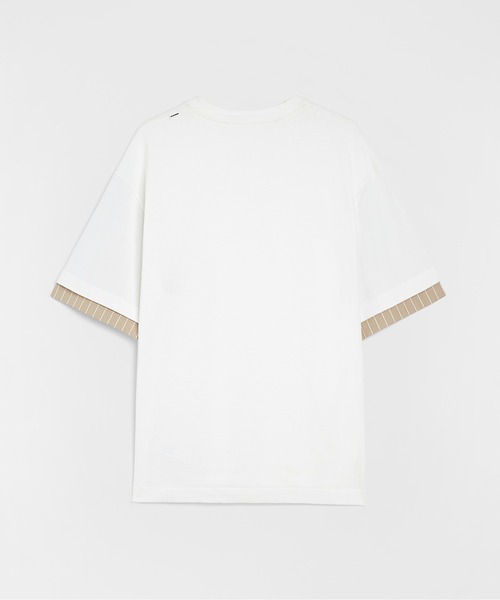 JIL SANDER(ジルサンダー)の「T-SHIRT CN SS(Tシャツ/カットソー・メンズ・ブラック/ホワイト・S/M)」の3枚目の写真