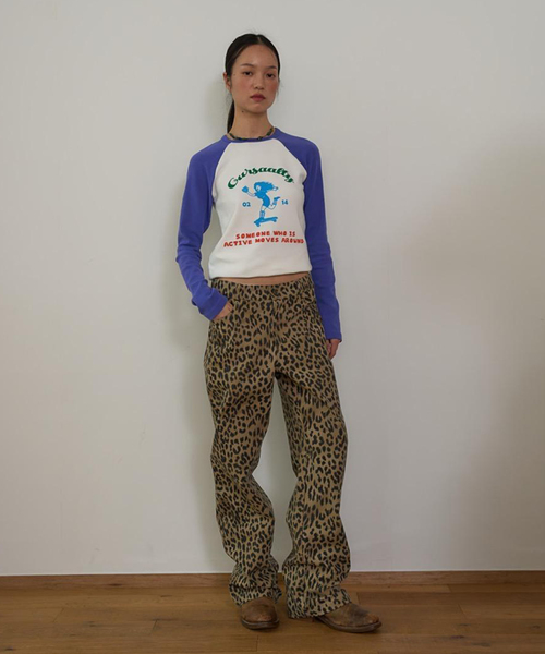 JOINT WORKS(ジョイントワークス)の「OURSAALTY / アワーソルティ Saaalty girl raglan T-shirts(Tシャツ/カットソー・レディース・ブルー/ピンク・FREE)」の6枚目の写真