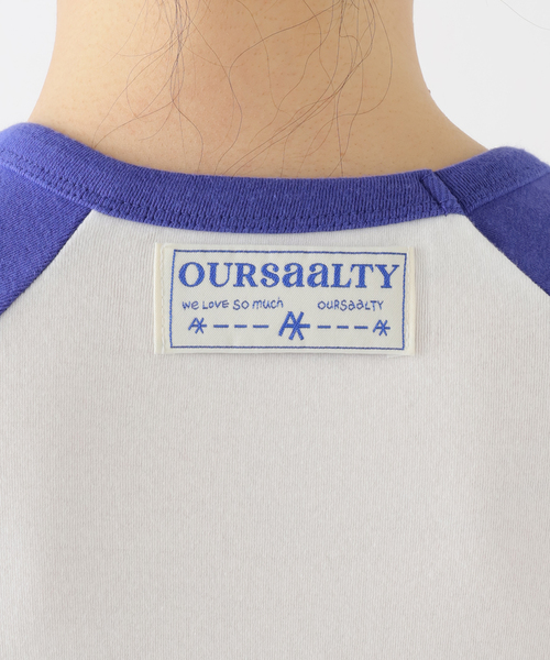 JOINT WORKS(ジョイントワークス)の「OURSAALTY / アワーソルティ Saaalty girl raglan T-shirts(Tシャツ/カットソー・レディース・ブルー/ピンク・FREE)」の11枚目の写真
