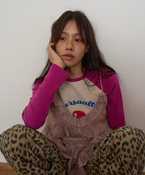 JOINT WORKS(ジョイントワークス)の「OURSAALTY / アワーソルティ Saaalty girl raglan T-shirts(Tシャツ/カットソー・レディース・ブルー/ピンク・FREE)」の14枚目の写真