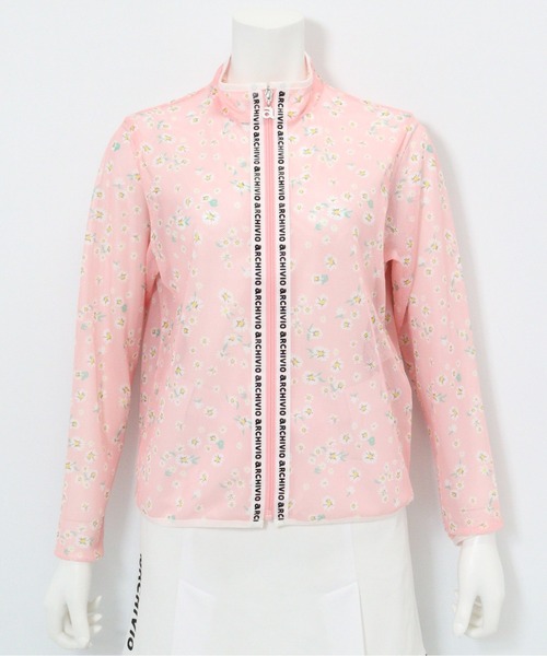 archivio（アルチビオ）の「＜LADIES>メッシュ花柄ブルゾン（ブルゾン・レディース・ネイビー/ホワイト/ピンク・L/M/S）」の13枚目の写真